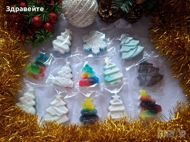 Ароматни глицеринови натурални сапунчета , снимка 3 - Декорация за дома - 52634311