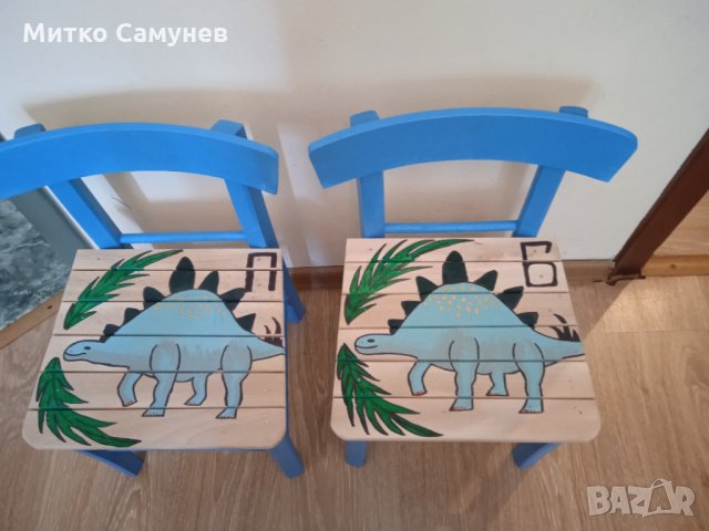 Детски дървени столчета изработен от бук., снимка 9 - Столове - 33350145