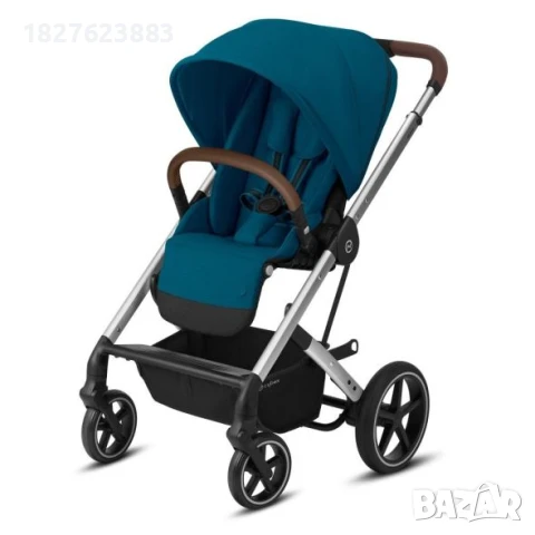 Количка Cybex Balios S Lux и кош за новородено Cot S 2в1 River Blue, снимка 2 - Детски колички - 50620426