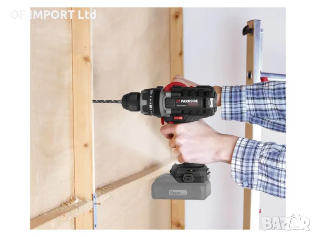 Мощен Безчетков Винтоверт PARKSIDE Performance 20V Li-Ion PPBSA 20-Li A1 150 Nm, снимка 6 - Винтоверти - 48319220