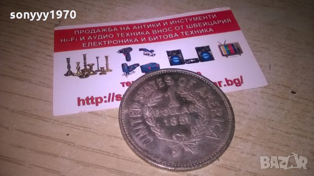 dollar-индианец-4,5см-за колекция-1851, снимка 7 - Колекции - 27497286