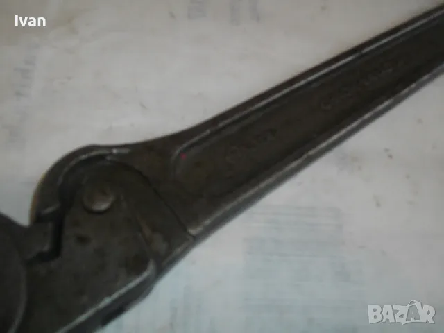 ТРЕСЧОТЪЧЕН КАМИОНАДЖИЙСКИ КЛЮЧ ШАРНИРЕН РАЗДВИЖЕН 36мм ЗВЕЗДА НЕМСКИ ГОЛЯМ WALTER СТАРО КАЧЕСТВО , снимка 11 - Други инструменти - 48228748