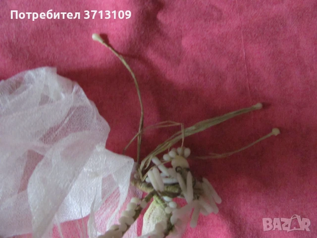 19век воал и венче за булка, снимка 12 - Антикварни и старинни предмети - 51421729