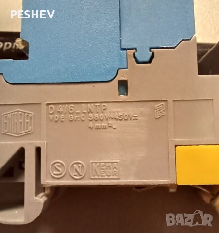 Редови клеми 4мм2, снимка 4 - Други машини и части - 43082713