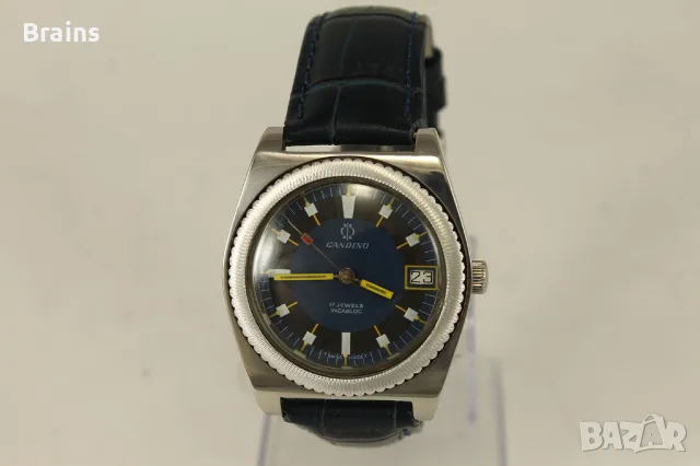 Рядък Стоманен Часовник CANDINO 17 Jewels 1960's