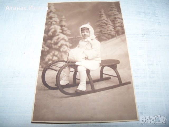 Дете с шейна, стара картичка - снимка, Румъния, снимка 3 - Други ценни предмети - 32783812