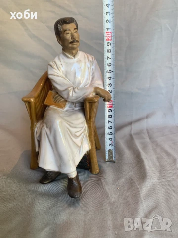 Китайска керамика Лу Сюн писател, снимка 5 - Антикварни и старинни предмети - 51084062