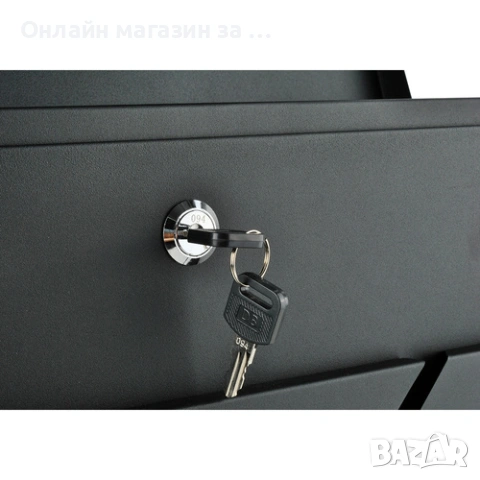 Пощенска кутия - антрацит, голяма, формат а4, снимка 4 - Кутии за съхранение - 53430994