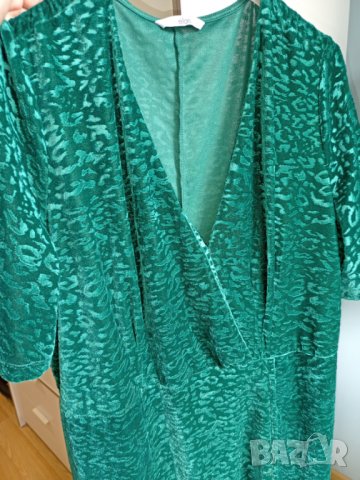 Зелена рокля ellos 50/Xxl, снимка 4 - Рокли - 37889331