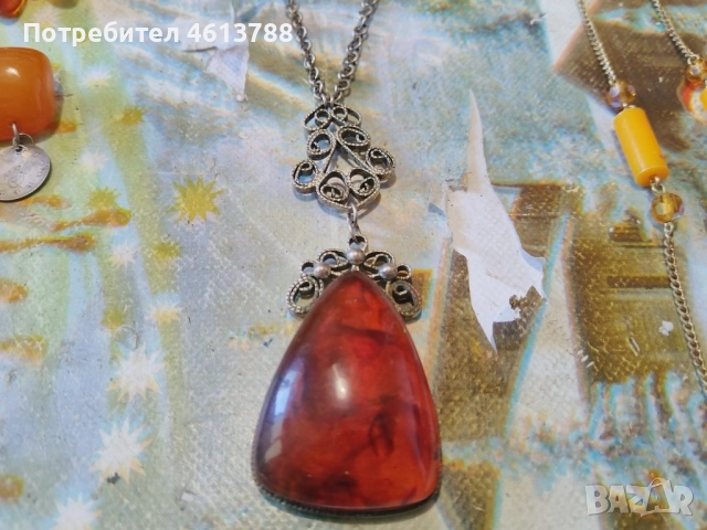 Бижута от балтийски кехлибар, снимка 5 - Антикварни и старинни предмети - 52157705