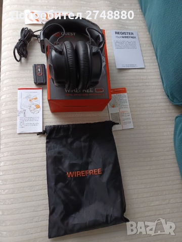 Продавам безжични слушалки за металотърсач , снимка 2 - Друга електроника - 51907992