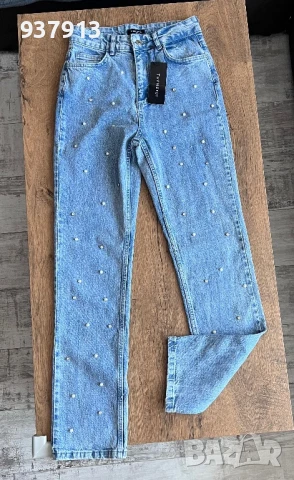 Дамски сини дънки 
