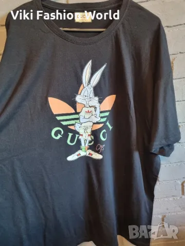 Gucci дамска тениска в черно