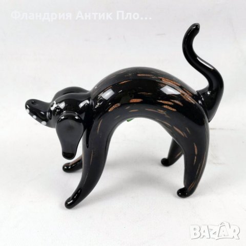 Стъклена фигурка - Куче, снимка 3 - Декорация за дома - 40008339
