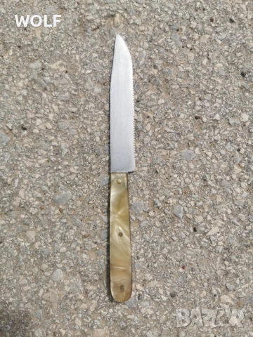 П. Денев Българско маркирано с чирени седеф, снимка 2 - Ножове - 50450419