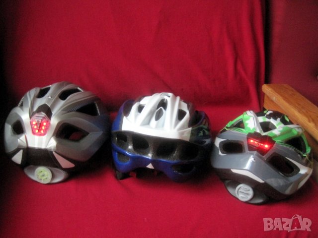 Нова каска за велосипед, тротинетка, скейтборд, ролери, кънки и др. LED светлини на тила., снимка 4 - Спортна екипировка - 27413292