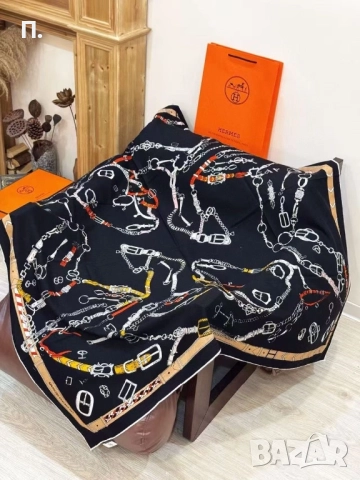 Оригинален шал HERMÈS – класически дизайн