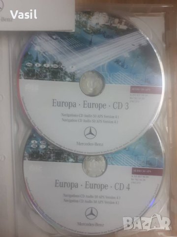 Оригинален сет навигация 4 DVD диска за Мерцедес cls,slk, e classe, снимка 5 - Друга електроника - 43253630