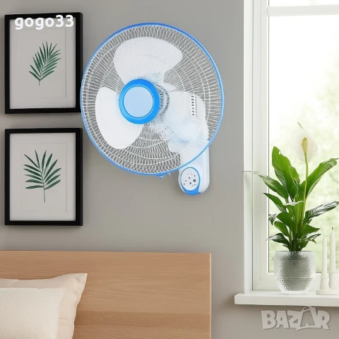 Вентилатор 16" Perfect WF-16RC, стенен, дистанционно управление, снимка 4 - Вентилатори - 51038510