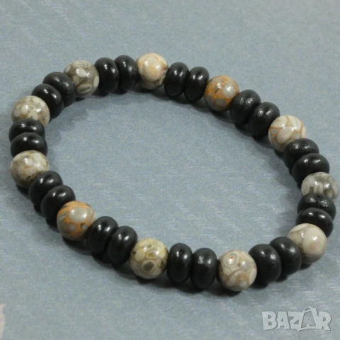 ⚜️ Гривни с камъни, кристали, керамика, синьо око, снимка 2 - Гривни - 50845520