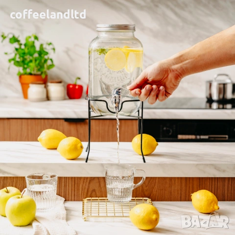  Диспенсер за напитки 4 литра с канелка - AD6741, снимка 4 - Други - 53438389