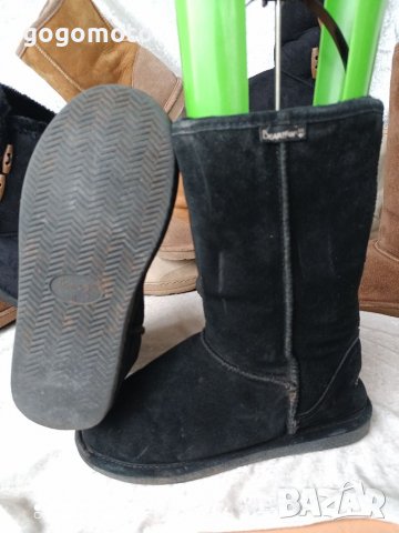 UGG® аналог,BEARPAW® original USA boots,38 - 39 Непромокаеми,100% велурени ботуши, UGG® аналог+ВЪЛНА, снимка 8 - Дамски ботуши - 39304407