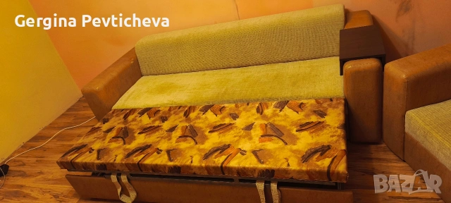 Продаваме диван и фотьойл хубава луксозна мебел 