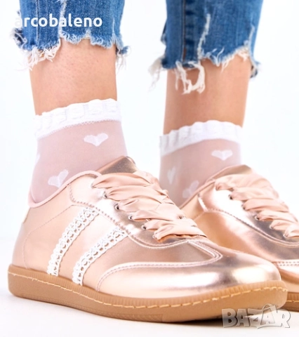 Дамски маратонки Madres със сатенени връзки, 3цвята , снимка 4 - Маратонки - 51862346