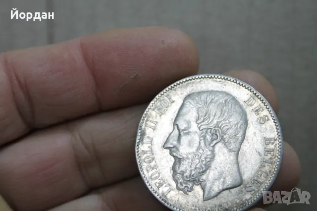 ''5 франка'' 1873-та година, снимка 6 - Нумизматика и бонистика - 48481649