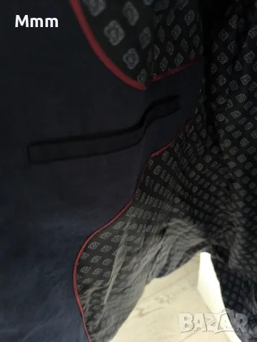 Тъмно синьо мъжко сако H&M 52, снимка 5 - Сака - 49762909
