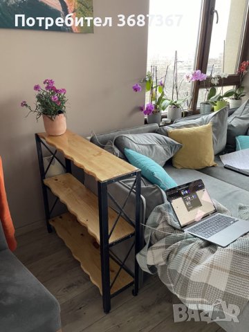 Етажерки , рафтове , полици , стойки , конзоли и рафтодържачи от ковано желязо, снимка 17 - Етажерки - 40261556