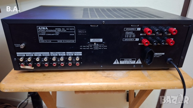 Усилвател AIWA-AX007, снимка 9 - Ресийвъри, усилватели, смесителни пултове - 52655374