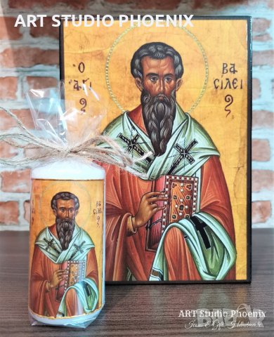 Икона на Свети Василий, различни изображения ikona Sveti Vasilii, снимка 4 - Икони - 16313361