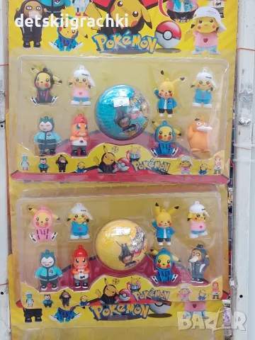 Покемон комплект с фигурки -разнообразие, снимка 3 - Фигурки - 43445674