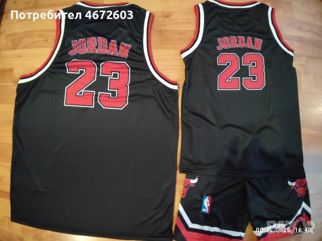 Баскетболни потници на Chikago Bulls и шорти, снимка 4 - Спортни дрехи, екипи - 52703882