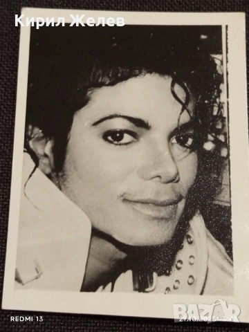 Стара рядка снимка картичка на ПОП ИКОНАТА Michael Jackson за КОЛЕКЦИОНЕРИ 22012, снимка 4 - Колекции - 52130471