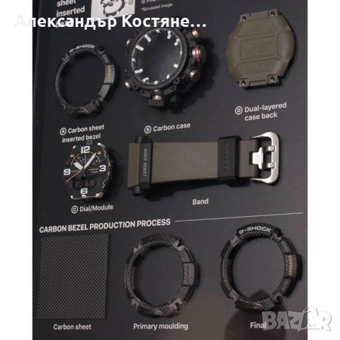 Мъжки часовник Casio G-Shock Mudmaster GG-B100-1A3ER, снимка 3 - Мъжки - 43399614