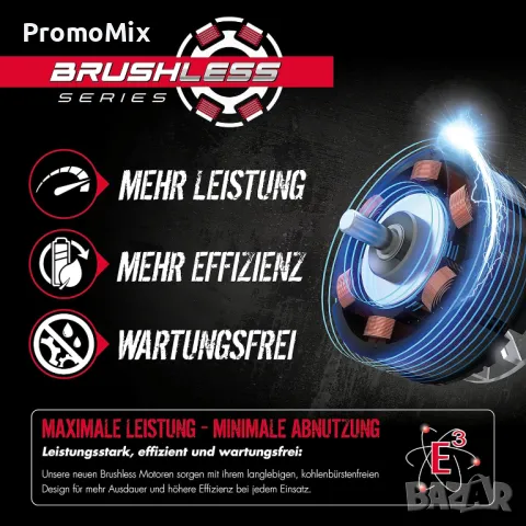 Акумулаторна косачка Gude RM 18-0 58401 18V Косене Събиране на трева Мулчиране, снимка 7 - Градинска техника - 50079359