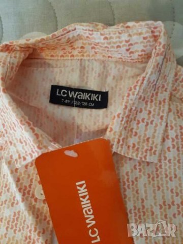 Нова риза за момче на LC Waikiki 122 128 см 7- 8 год., снимка 4 - Детски ризи - 28132525