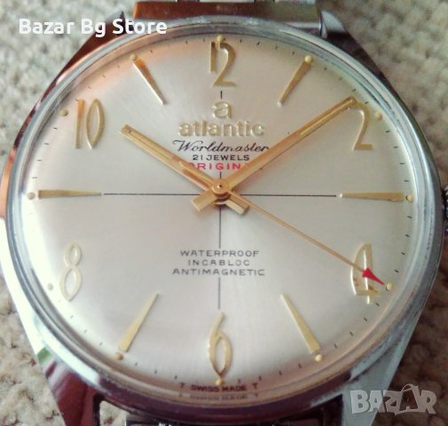 Луксозен мъжки ръчен часовник ATLANTIC Worldmaster Swiss., снимка 3 - Луксозни - 38156421