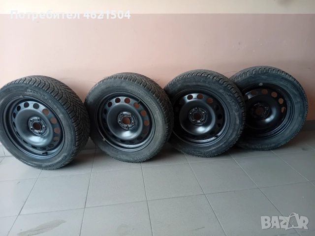 4бр. ст. джанти от 2023 със зимни гуми+подарък тасове, снимка 2 - Гуми и джанти - 52034475