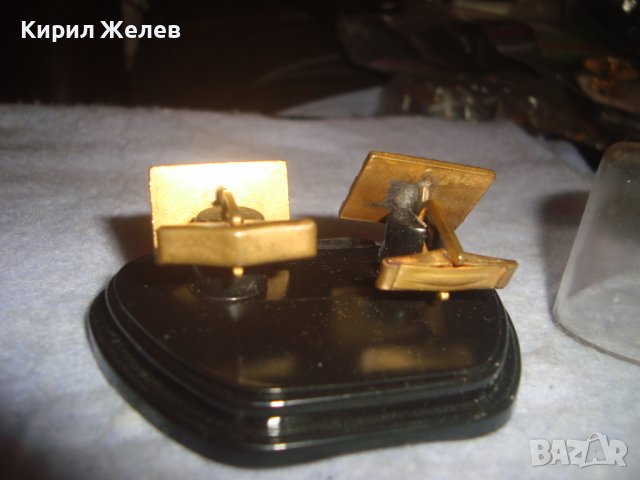 СТИЛНИ СТАРИ ПОЗЛАТЕНИ БУТОНЕЛИ - ТРАКИЙСКО ТВОРЧЕСТВО Пловдив КОПЧЕТА за РЪКАВЕЛИ с КУТИЙКА 24509, снимка 6 - Антикварни и старинни предмети - 37591713
