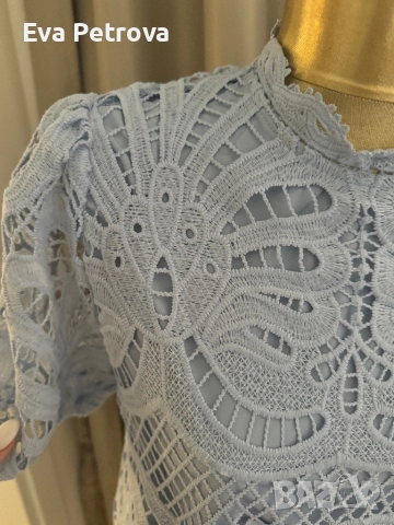 Елегантна и нежна дамска рокля М/Л , снимка 8 - Рокли - 52558558