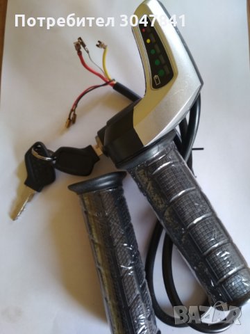 Палец /газ 36V-48V за ел. триколки и скутери, снимка 4 - Мотоциклети и мототехника - 32584053