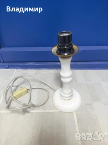 Мраморни ретро  лампи, снимка 7 - Настолни лампи - 48800167