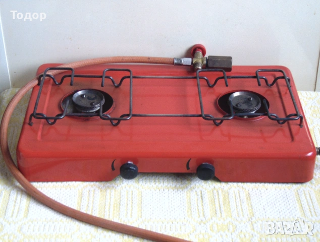 Двоен туристически газов котлон