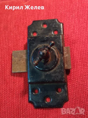 КРАСИВО СТАРО РЕТРО РЕЗЕ ЗАКЛЮЧАЛКА За ВРАТА ШКАФ или ДРУГИ 47090, снимка 9 - Други ценни предмети - 46791250