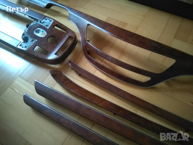 Махагон дървени лайсни Mercedes s w221, снимка 2 - Части - 32369989