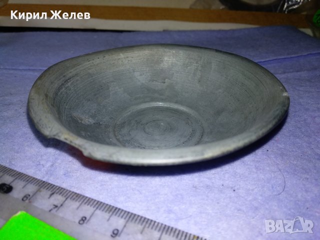 МНОГО СТАРА МЕТАЛНА ПАНИЧКА за БРЪСНЕНЕ ЧИНИЙКА За КОЛЕКЦИЯ БИТОВ КЪТ ДЕКОРАЦИЯ 41365, снимка 5 - Антикварни и старинни предмети - 43650704