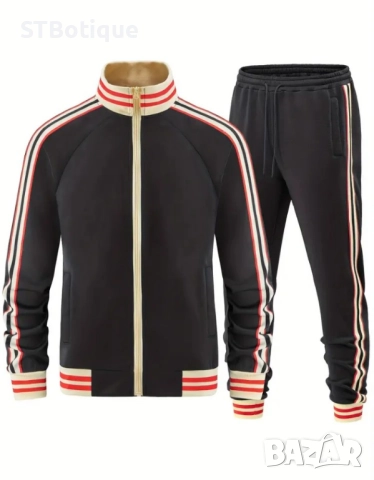 ❄️🧥Мъжки Спортен Комплект – Тъмно синьо , Кралско синьо Армейско зелено ,Черно | STBoutique❄️💥, снимка 7 - Спортни дрехи, екипи - 52079173